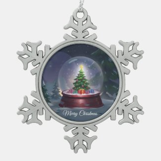 Christmas Tree Snow Globe 