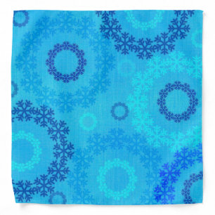 Christmas Tree & Snowflake Jeweled Bandana