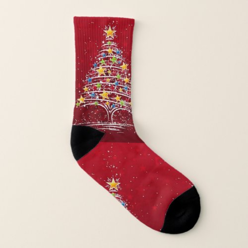 Christmas tree socks