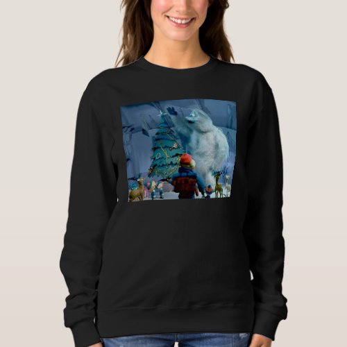 Christmas Tree Star Bumble The Abominable Snowman Sweatshirt