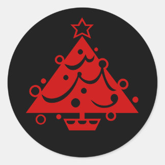 christmas tree sticker
