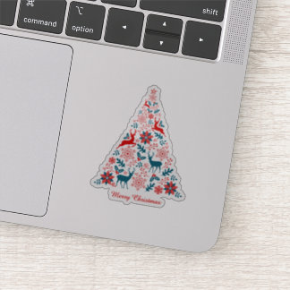 Christmas tree sticker