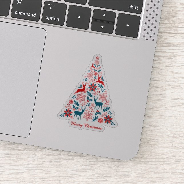 Christmas tree sticker (Detail)