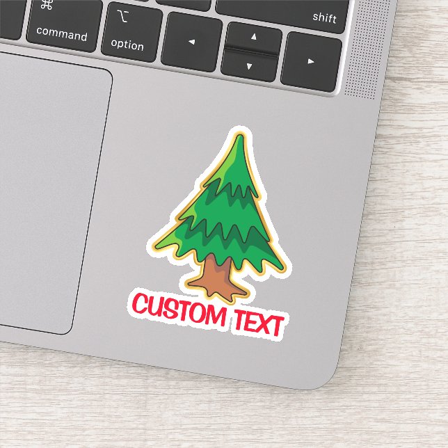Christmas Tree Sticker (Detail)