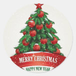 Christmas Tree Sticker at Zazzle