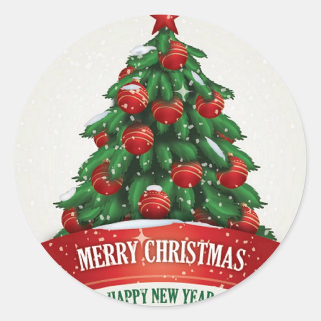 Christmas tree Sticker (Front)
