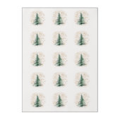 Christmas Tree String Lights Edible Frosting Round (Sheet)