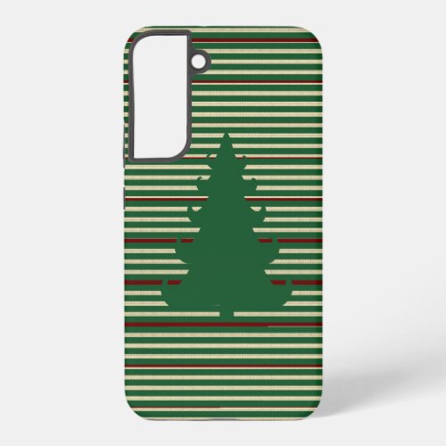 Christmas tree striped  samsung galaxy s22 case