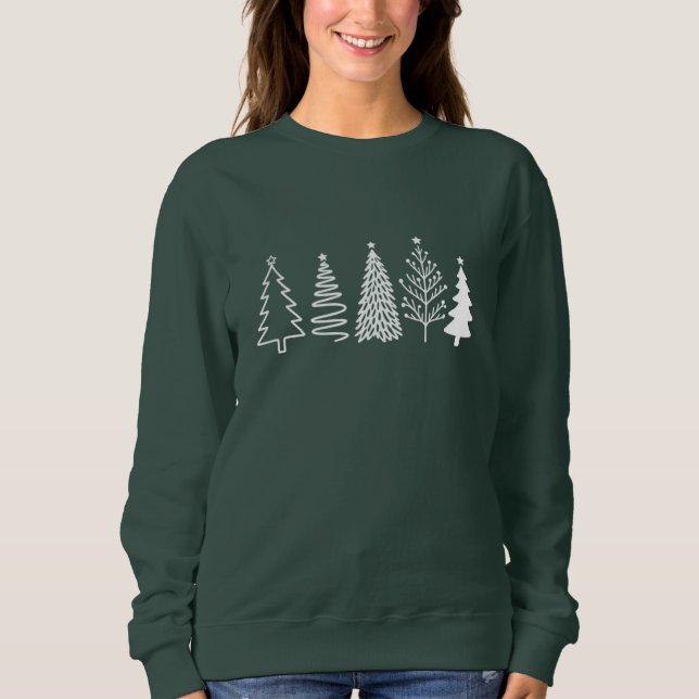 Christmas Tree  Sweatshirt (Front)