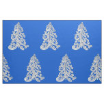 Christmas Tree Swirly Cut Out Fabric