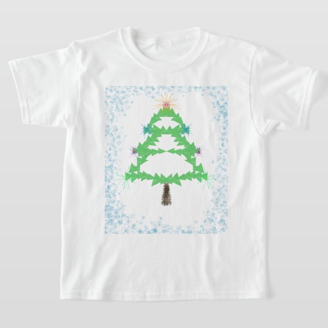 Christmas Tree T-Shirt (Laydown)