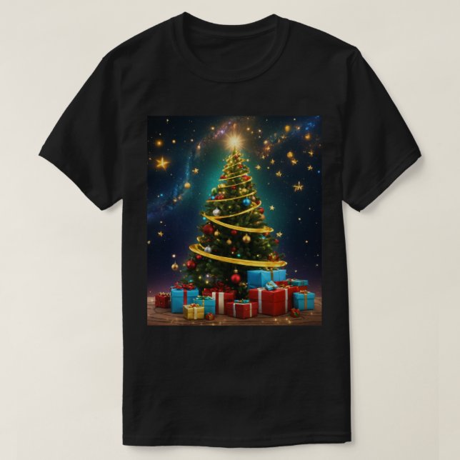 Christmas tree. T-Shirt (Design Front)