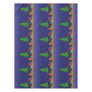 Christmas tree tablecloth