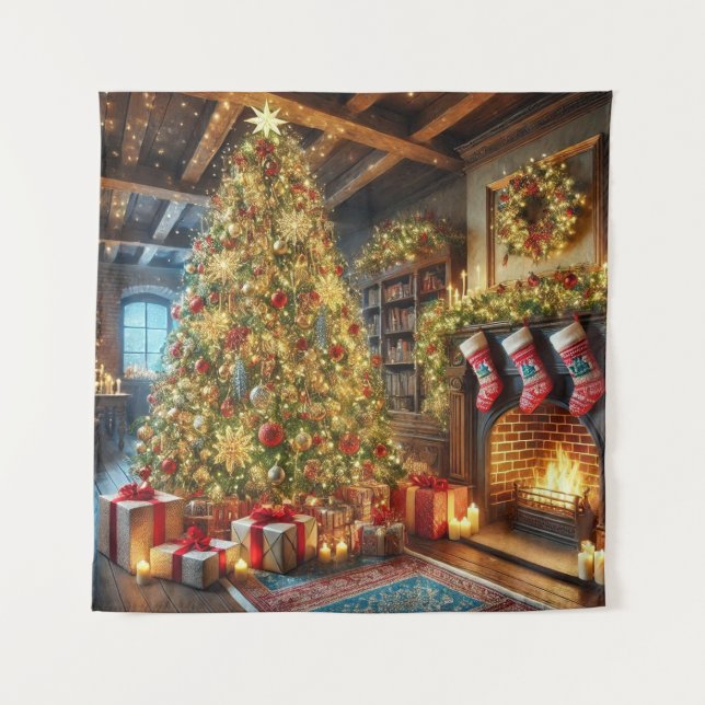 Christmas Tree Tapestry (Front)