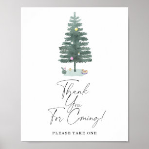 Christmas tree - Thank you for coming Poster