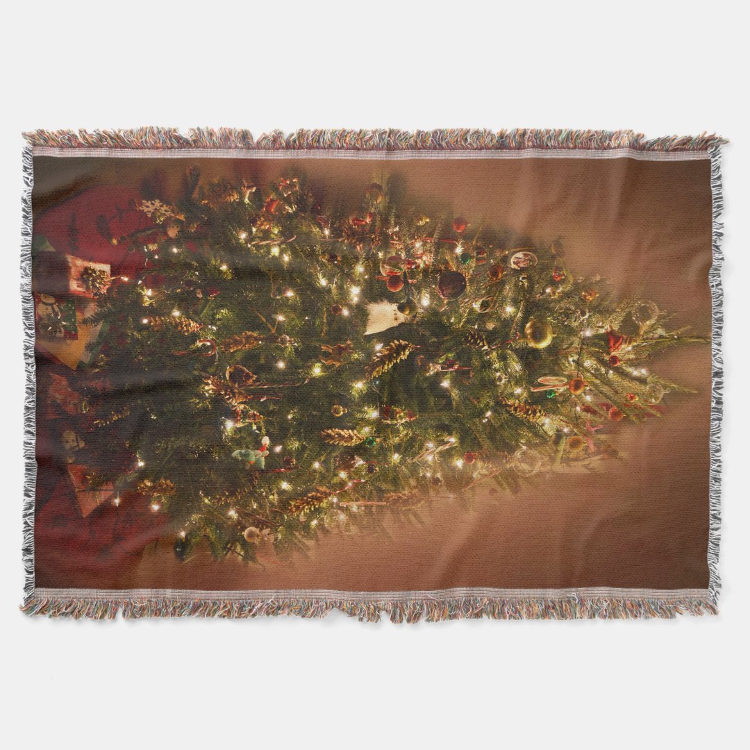 Christmas Tree Throw Blanket Zazzle
