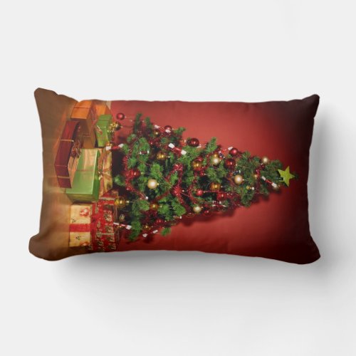 Christmas tree throw cushion pillow