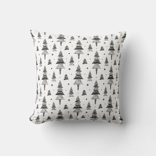 Christmas tree   throw pillow