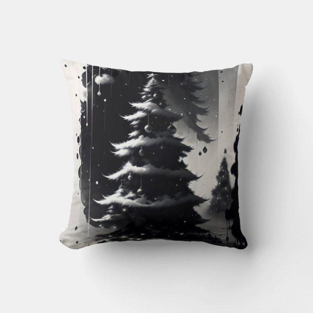 Christmas Tree Throw Pillow (Front)