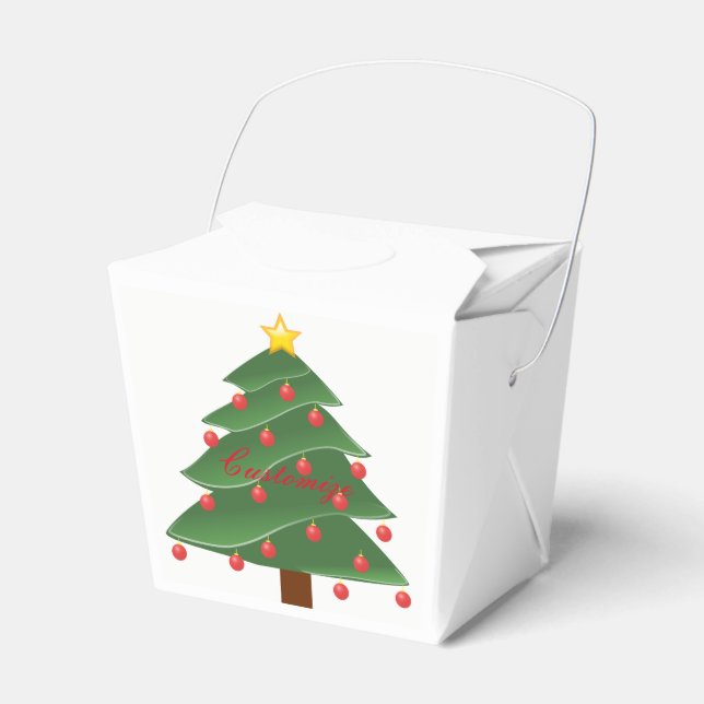 Christmas Tree Thunder_Cove Favor Boxes (Front Side)
