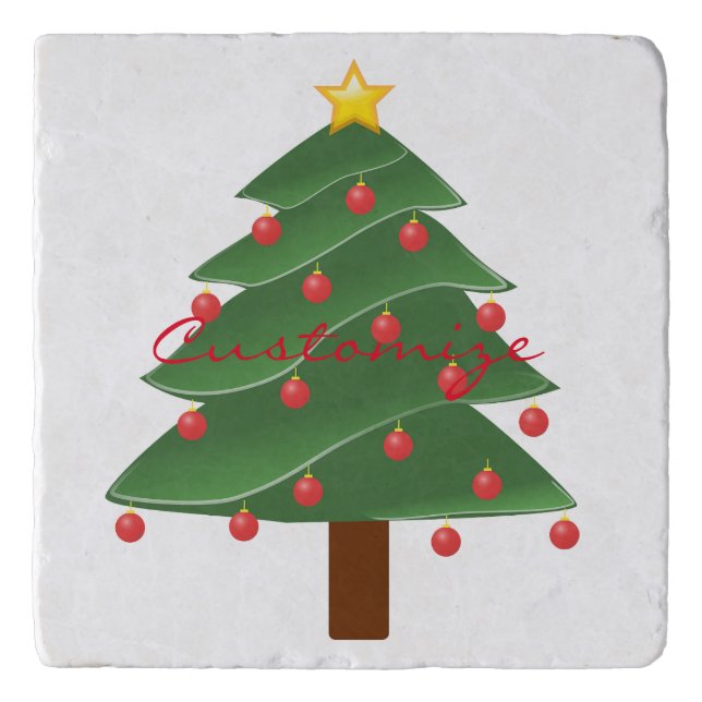 Christmas Tree Thunder_Cove Trivet (Front)