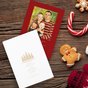 Christmas Tree Traditional & Elegant Photo Family