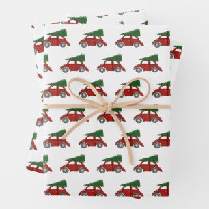 Christmas Tree Traffic Gift Wrap