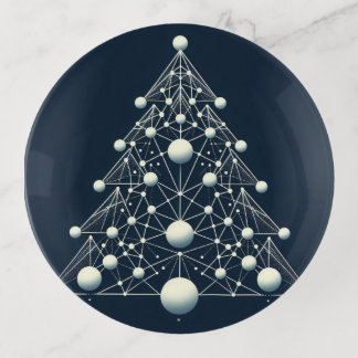 Christmas tree trinket tray