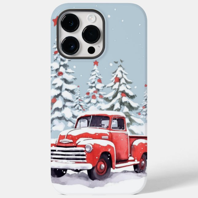 Christmas Tree Truck  Case-Mate iPhone Case (Back)