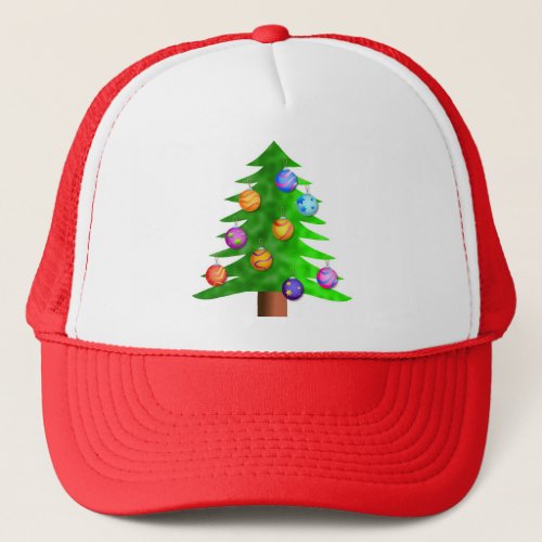 Christmas Tree Trucker Hat