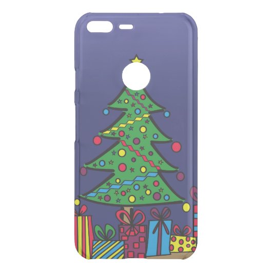 Christmas tree uncommon google pixel XL case (Back)