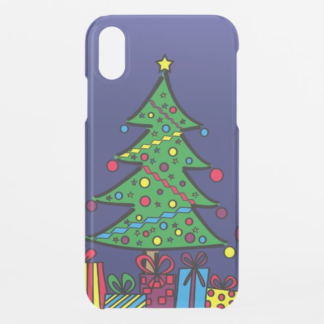 Christmas tree uncommon iPhone case (Back)