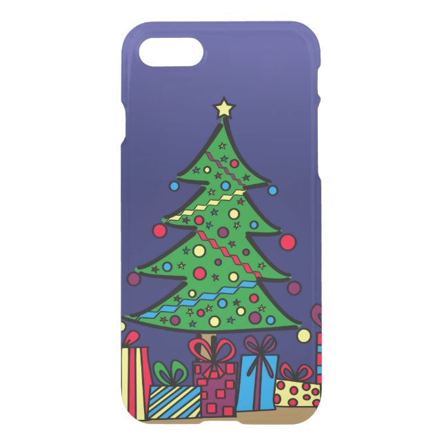 Christmas tree uncommon iPhone case (Back)