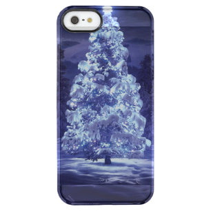 Christmas Tree Clear iPhone SE/5/5s Case