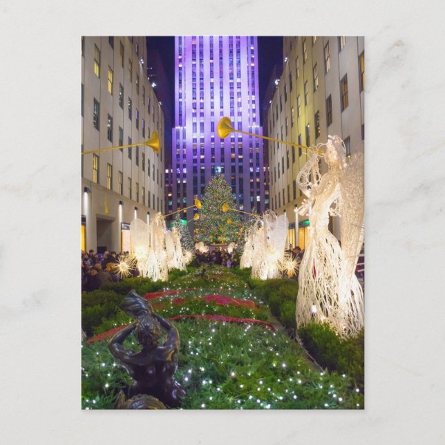 Christmas Tree View 2015 Holiday Postcard (Front)