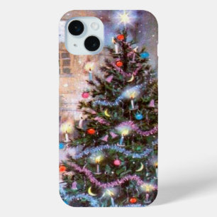 Christmas Tree Vintage iPhone 15 Plus Case