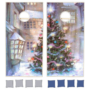 Christmas Tree Vintage Cornhole Set