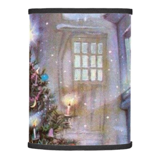 Christmas Tree Vintage Lamp Shade (Right)