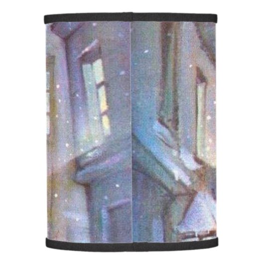 Christmas Tree Vintage Lamp Shade (Back)