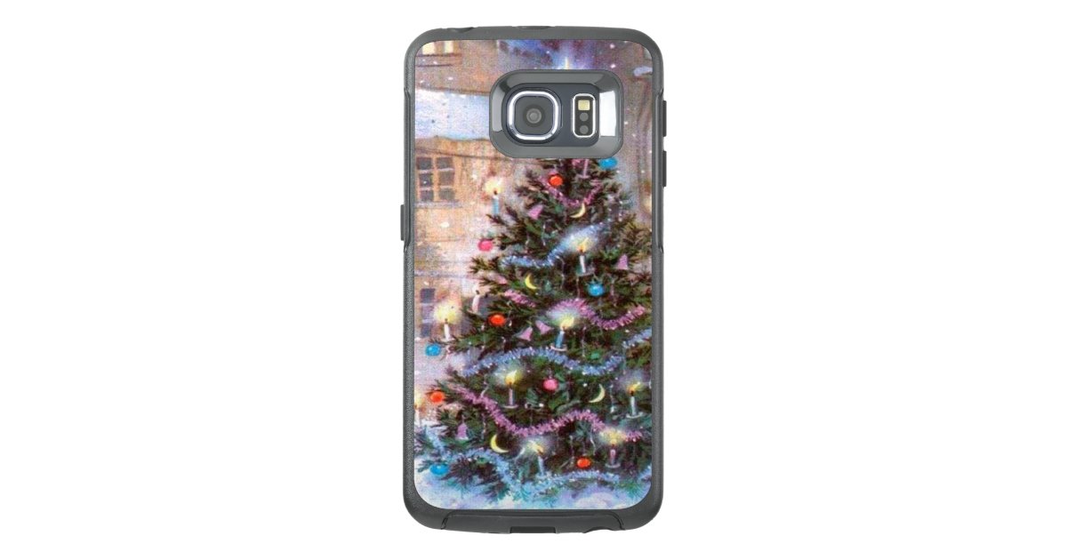 Christmas Tree Vintage Otterbox Samsung Galaxy Case Zazzle Com