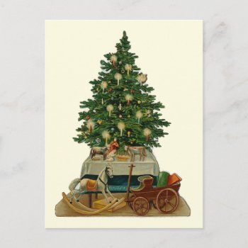 "christmas Tree" Vintage Postcard by ChristmasVintage at Zazzle