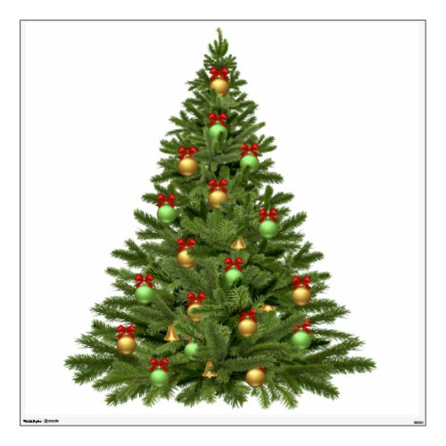 Christmas tree wall decals