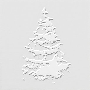 Christmas Tree Watercolor Embosser