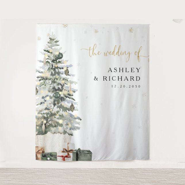 Christmas Tree Wedding Backdrops (Front)