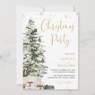 Christmas Tree Wedding Invitation