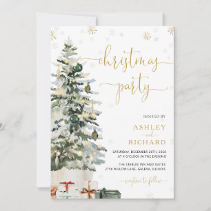 Christmas Tree Wedding Invitations