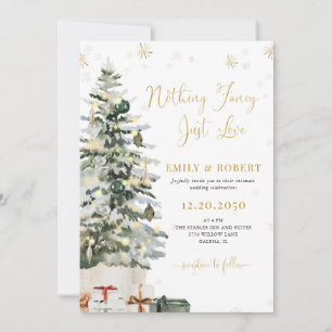 Christmas Tree Wedding Invitations