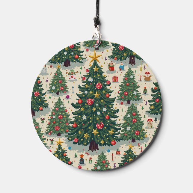 Christmas Tree Wind Chime  (Front)
