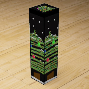 Christmas Tree Wine Box