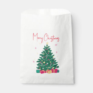 Christmas Tree with Gifts Favor Bag